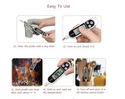 Instant Read Digital Meat Thermometer Bbq Grill Smoker For Kitchen Food Cooking