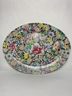 Two Chinese Antique Thousand Flowers Plates