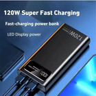 200000mah Fast External Portable Power Bank Backup Battery Charger For Phone