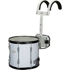 Sound Percussion Labs Marching Snare Drum With Carrier 13 X 11 In  White