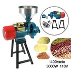 110v 3000w Electric Grinder Wet dry Feed flour Mill Cereals Grain Corn Wheat Usa