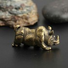 Chinese Collection Asian Antique Collectible Brass Rhinoceros Exquisite Statue 