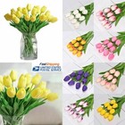 10 Pack Artificial Tulips Real Touch Bridal Home Wedding Party Festival Decor Us