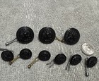 Amazing  Vintage Wwii Us Navy Officer   s Uniform Buttons Eagle Bakelite Military