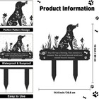 Grave Markers For Cemetery For Dog  Metal Grave Markers Yard Memorial Pet Dog  G
