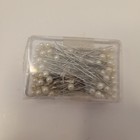 Vintage Sewing Pins Lot Pearl Head Glass Head Dressmaking Tailoring Craft Japan
