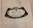 Brolio  chianti Classico   barone Ricasoli  italian Wine Bottle Label 750 Ml  