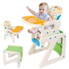 Sejoy Baby High Chair Table 3 In 1 Convertible Play Seat Booster Toddler Feeding