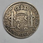 1808 Mexico Silver 8 Reales Counterstamp  lb Scott  American Merchant  k62