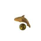 Orca Killer Whale Enamel Pin Gold Tone Marine Life Animal Lapel Hat Pin Tie Tack