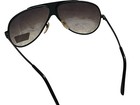 Vintage Aviator Sunglasses With Gradient Blue Lenses