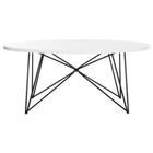 Safavieh Maris Retro Mid-century Lacquer Coffee Table   White  