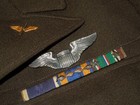Orig  Wwii British Made Us 9th Army Air Force Ike Uniform Jacket Wings Ribbon