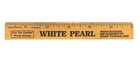 C1930s Tharinger Macaroni Co La Rosa Advertising Ruler White Pearl Noodle Rule