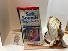 Fisher Price 1986 Teddy Beddy Bear Soft Sounds In Original Box Plus Sleepy Teddy