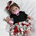 Adorable Reborn Baby Dolls Vinyl Silicone Lifelike Newborn Girl Doll Xmas Gifts