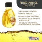 U s  Art Supply Refined Linseed Oil  125ml