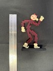 Vintage Reddy Kilowatt Translucent Plastic Figure W  Stand - 1940s - 50s