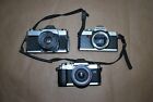 Vintage Camera Lot 35mm Film Camera Canon Al-1 Minolta Mamiya Parts Or Repair