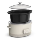 Bella 6qt Programmable Slow Cooker Oatmilk  Bella Housewares 3 Settings