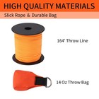 Arborist 164ft Throw Line Kit  14oz Weight Bag  High Limb Polyester Rope Set