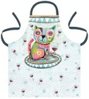     New Allen Designs Kitchen Craft Garden Apron Kitten Cat Groomer Artist Studio