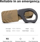 Benchmade 7 Rescue Strap Cutter Molle Sheath Belt Clip Blkwsn-nar