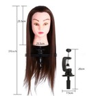 24   Hair Training Practice Head Mannequin Hairdressing   Clamp Holder