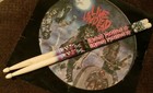 Iron Maiden Logo Drumstick Drum Stick Set Heavy Metal With Eddie Nos  Mip