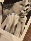 Greta Garbo Signed Autograph Signature On 3 5x5 5 Vintage Photograph Postcard