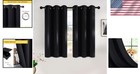 Blackout Curtains 45 Inches Long Kitchen Drapes  B