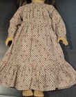 Handmade Floral Gingham Print Dress For 18  American Girl Type Doll