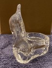 Partylite Glass Dolphin Tea Light Votive Candle Holder