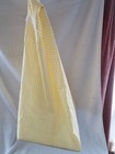 Vintage Hanging Diaper Holder stacker organizer   Yellow Check   Nursery Hanger