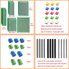 48 Pcs Double-sided Pcb Boards Kit With 2 54mm Headers For Arduino Diy Projects