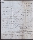 Gb Qv 1d Orange Brown Sg12 On Entire To London With More To Pay 1853