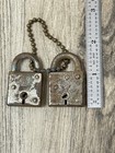 Vintage Old Small Corbin And Eagle Padlock Lock Lot No Keys