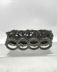Vintage Silver Metal Floral Ornate Collectible Decorative Lipstick Holder