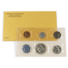 1961 Us Mint Silver Proof Set With Original Envelope   Cello