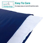 2 Pack 100  Microfiber Pillow Cases Ultra Soft Standard King Ck Size Pillowcases