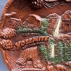 Vintage Yosemite National Park Faux Wood Tray  Plate  Wowona Tunnel Tree Plaque