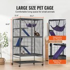 64 6  Rolling Metal Ferret Cage Large 4-tier Critter Nation Cage Animal Cage