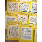 Vintage Deadstock Aunt Martha s Hot Iron Transfers Lot Embroidery Patterns