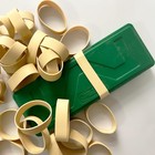 Rubber Bands Size 82 Beige 65 Pieces Heavy Duty Wide Strong Elastic