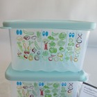 Tupperware Fridgesmart Small Vented Container Blu Lot Of 2  3993