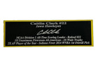 Caitlin Clark Autograph Nameplate Indiana Fever Basketball Jersey Ball