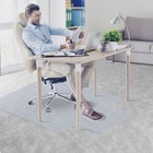 48  X 36  Home Office Chair Mat  Pvc Floor Studded Back With Lip For Pile Carpet