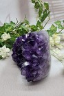 Amethyst Geode Quartz Cluster  Uruguay Deep Purple Amethyst Large Teeth Geode