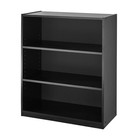 Mainstays 3-shelf Bookcase With Adjustable Shelves  True Black Oak