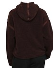 Adidas Originals Women s Large Premium Essentials Fleece Hoodie Shadow Brown New